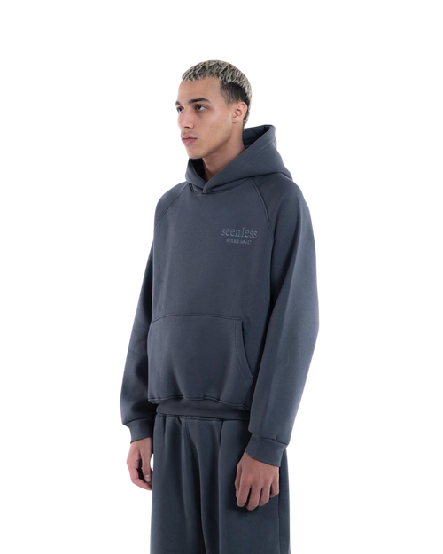 Box-Fit Hoodie - Dark Grey