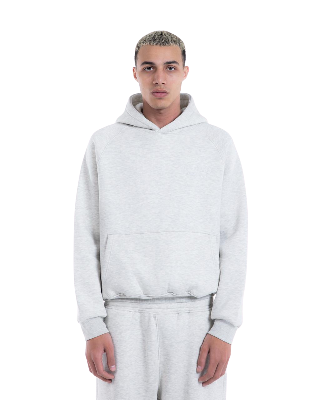Box-Fit Hoodie - light Grey